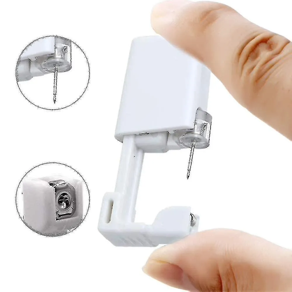 8 Pack Disposable Ear Piercing Gun With Ear Studs Asepsis No Pain Safety Self Ear Piercing Gun Kit Tool