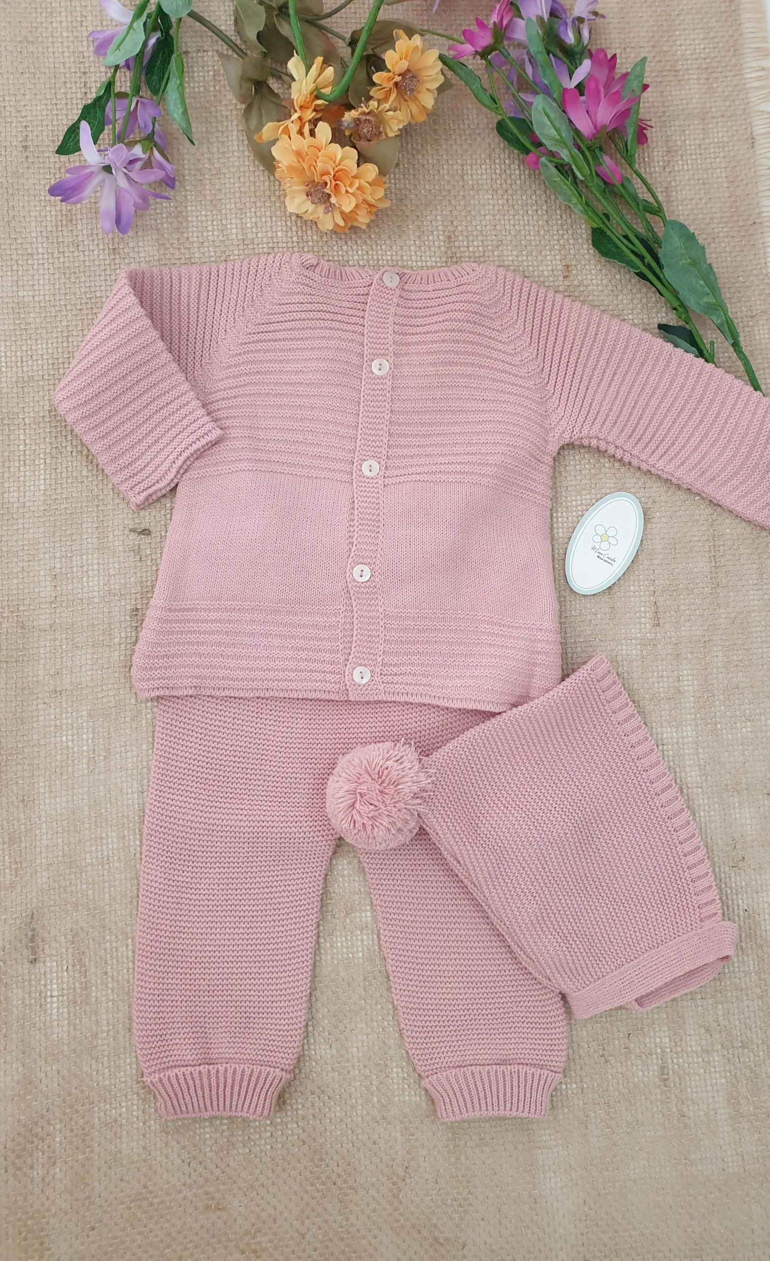 A Conjunto punto bebé 3 Piezas R091279 Orquidia