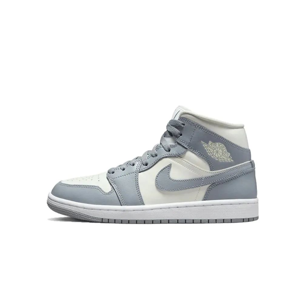 Air Jordan 1 Mid Grey Sail