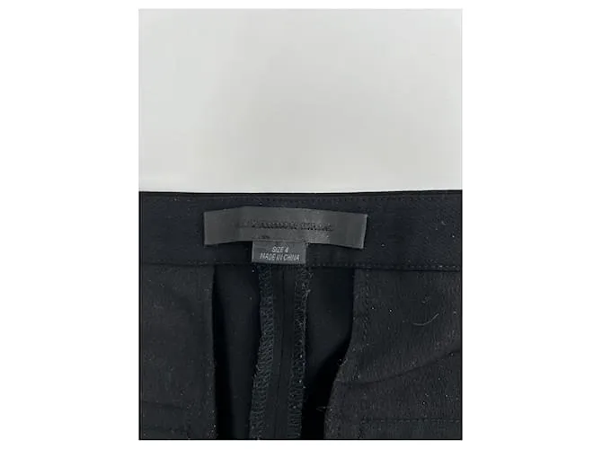ALEXANDER WANG Pantalón T.US 4 poliéster Negro 