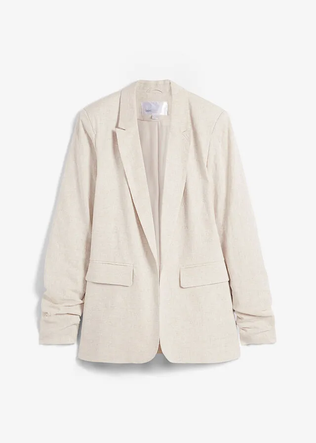 Americana beige moteado