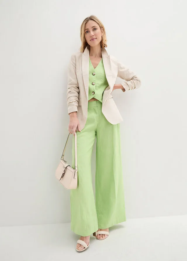 Americana beige moteado