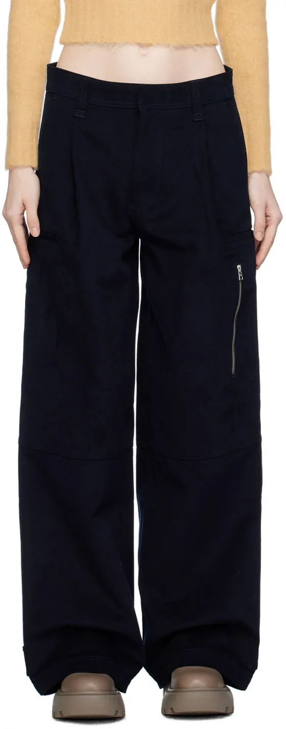AMI Pleated Cargo Pants