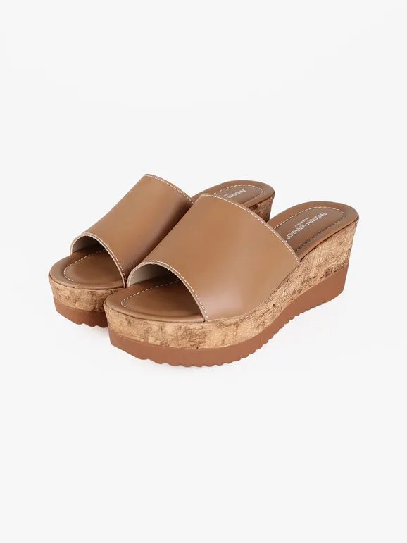 Andrea Pierago Zapatillas de piel con cuña