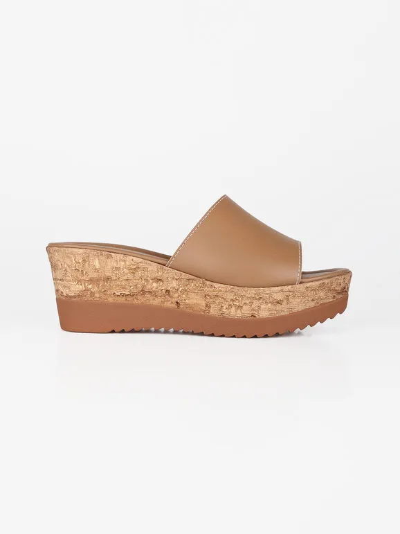 Andrea Pierago Zapatillas de piel con cuña
