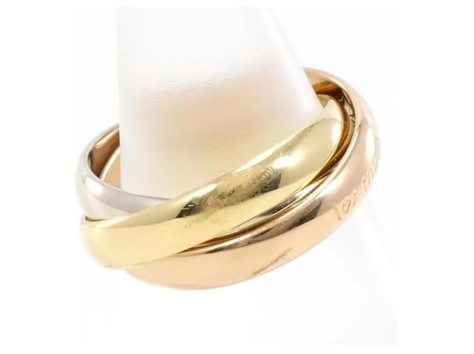 Anillo de oro K18 Cartier Trinity para mujeres 