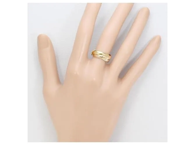 Anillo de oro K18 Cartier Trinity para mujeres 