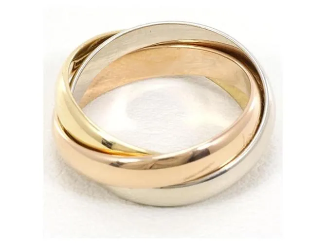 Anillo de oro K18 Cartier Trinity para mujeres 