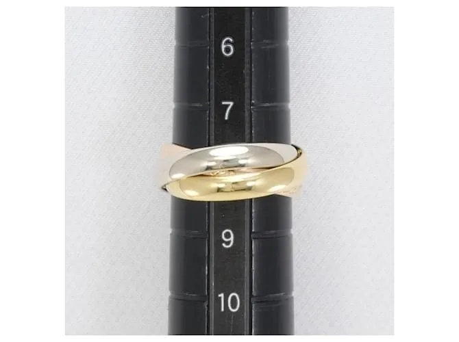 Anillo de oro K18 Cartier Trinity para mujeres 
