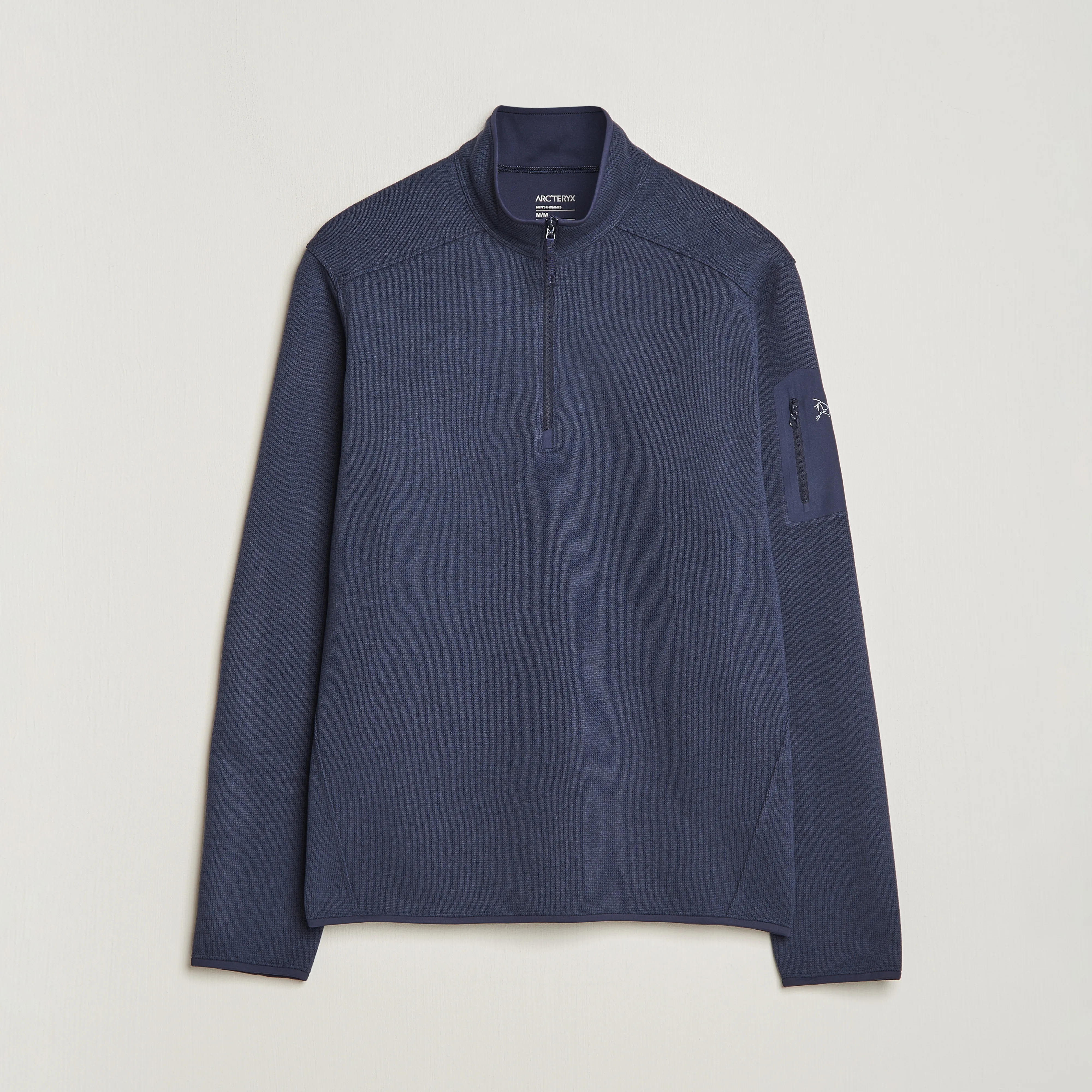 ARC'TERYX COVERT HALFZIP BLACK SAPPHIRE HEATHER