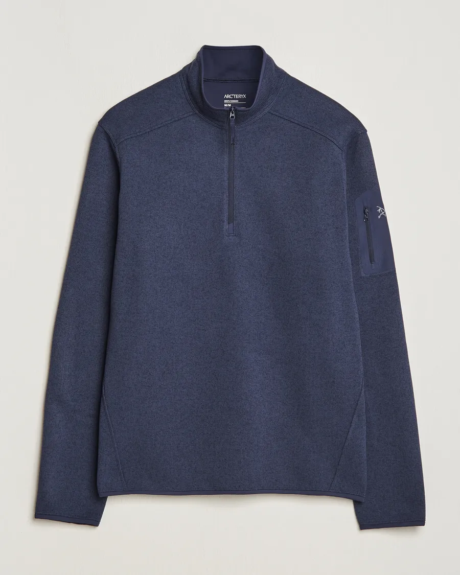 ARC'TERYX COVERT HALFZIP BLACK SAPPHIRE HEATHER