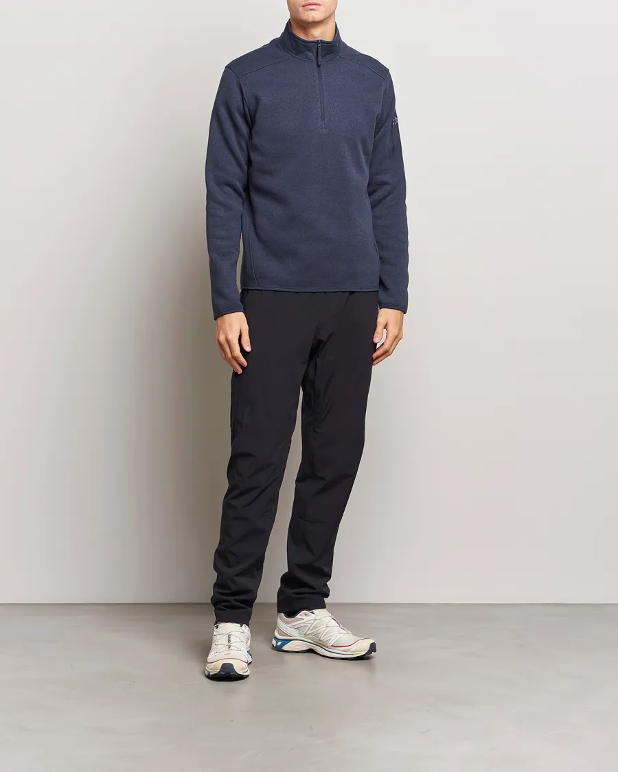 ARC'TERYX COVERT HALFZIP BLACK SAPPHIRE HEATHER