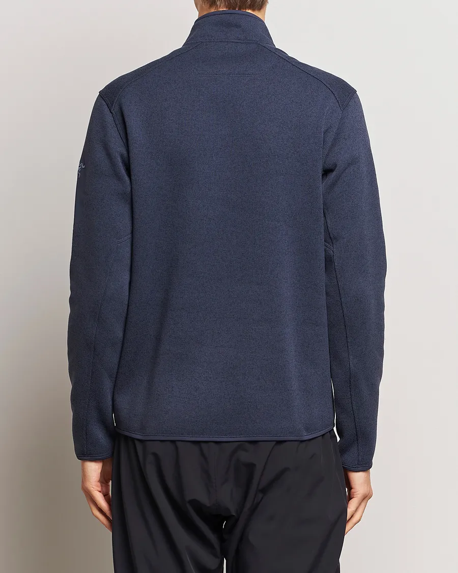 ARC'TERYX COVERT HALFZIP BLACK SAPPHIRE HEATHER