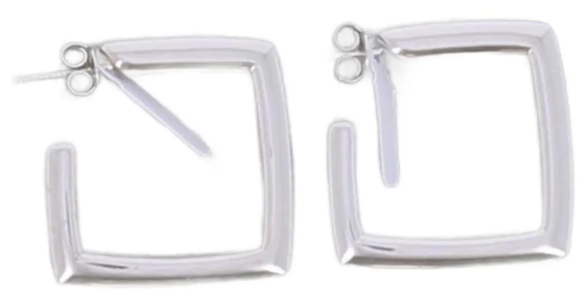 Autre Marque NO FIRMA / Pendientes SIN FIRMAR T.  plata 