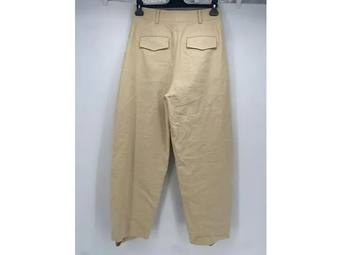 Autre Marque Pantalón RECTO T.Internacional M Algodón Beige 