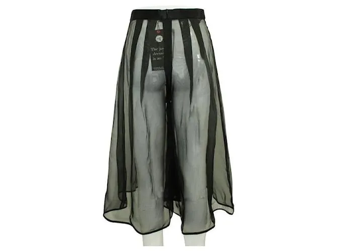 Autre Marque VATANIKA Pantalón Transparente Negro 