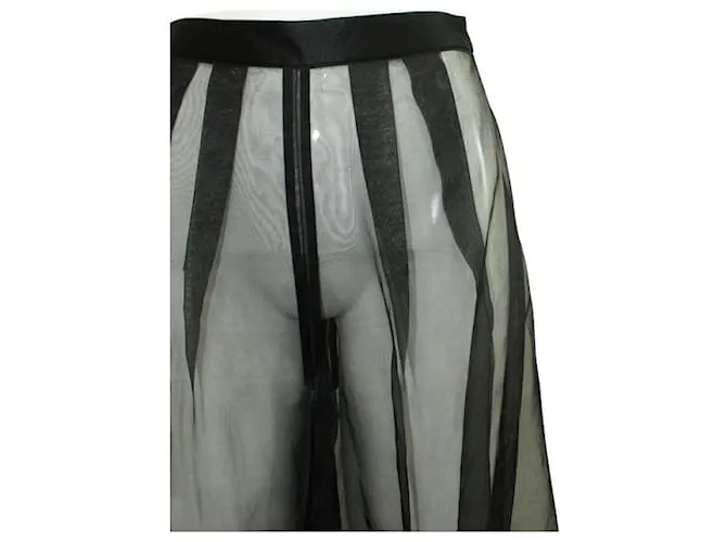 Autre Marque VATANIKA Pantalón Transparente Negro 