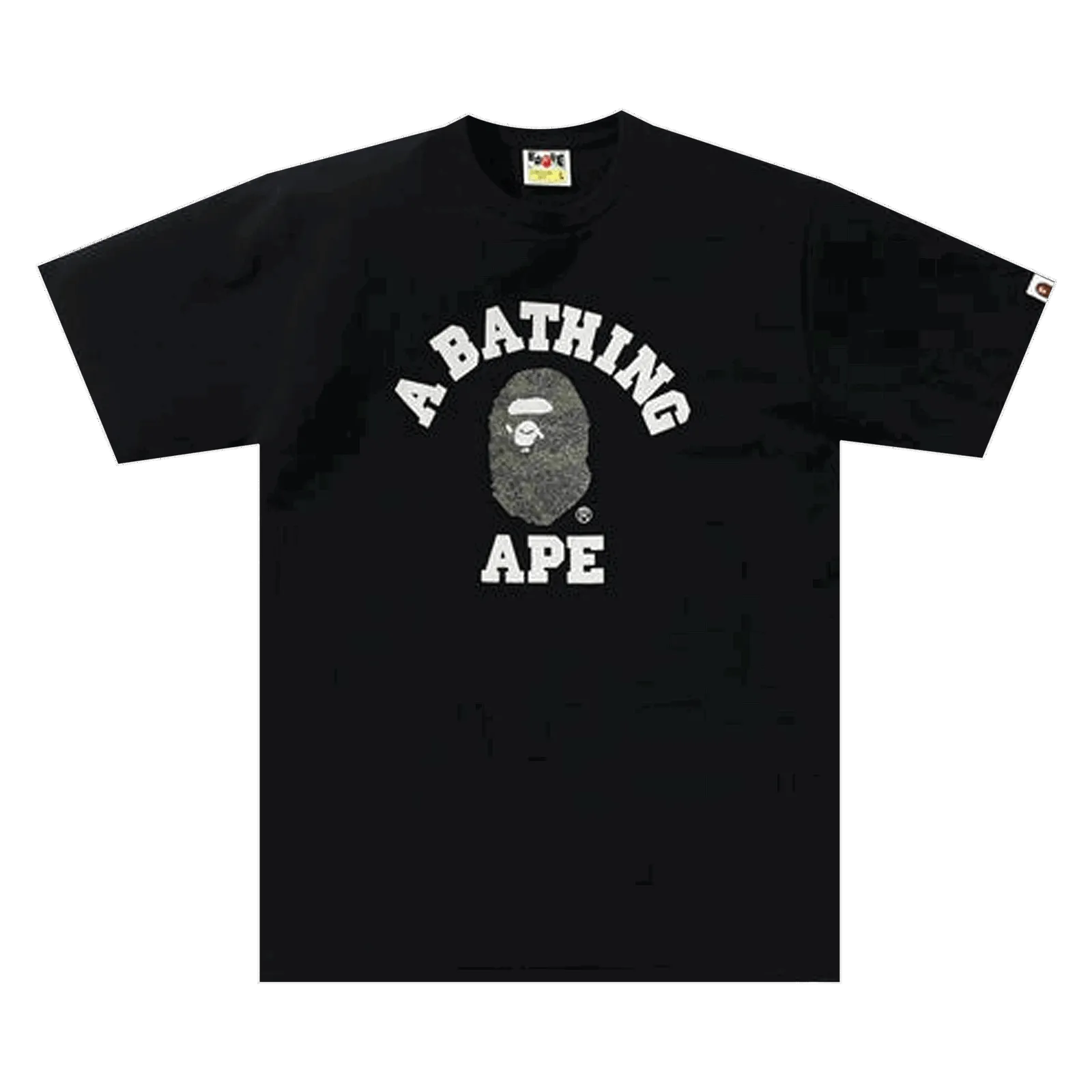 BAPE Glass Beads 1st Camo College Tee
