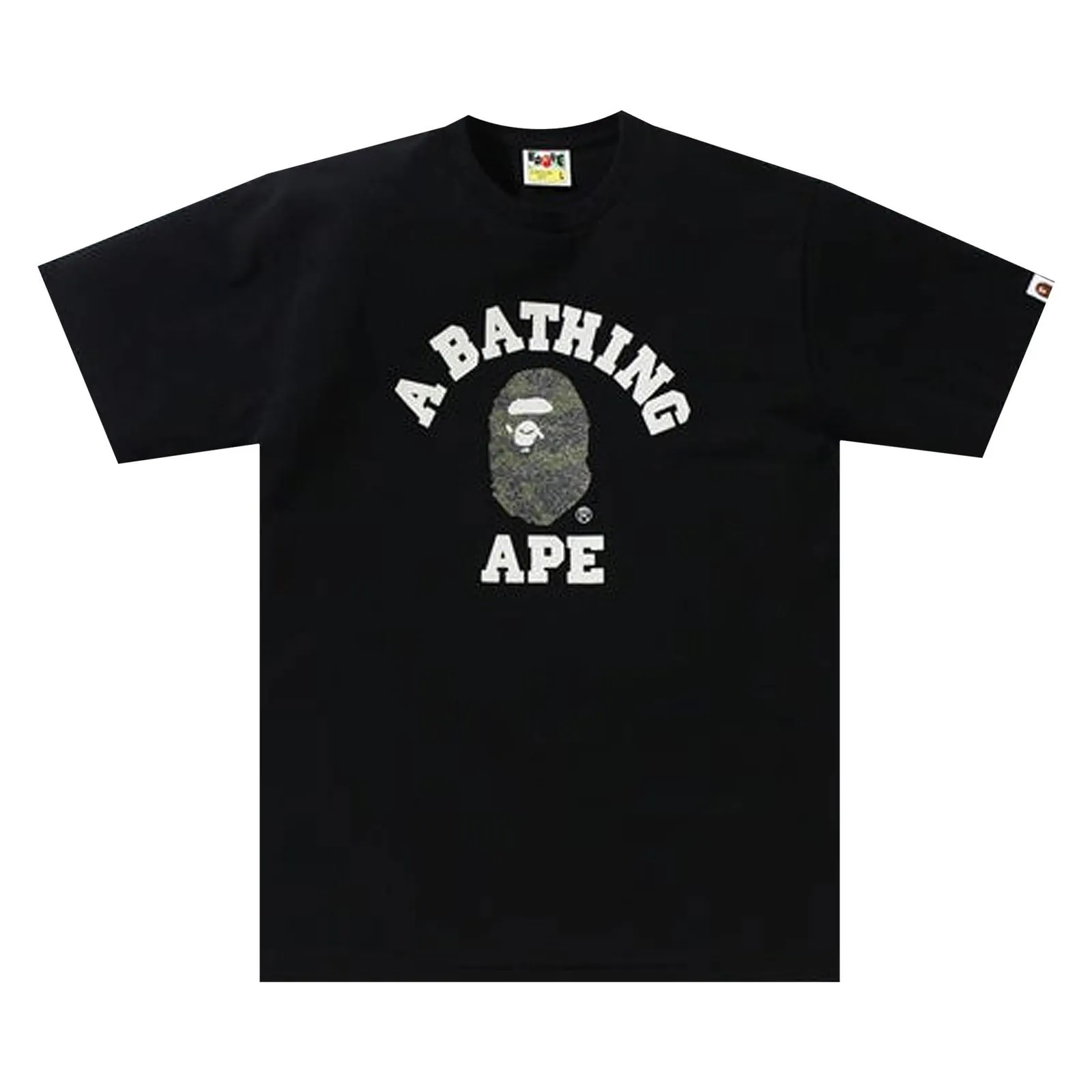 BAPE Glass Beads 1st Camo College Tee