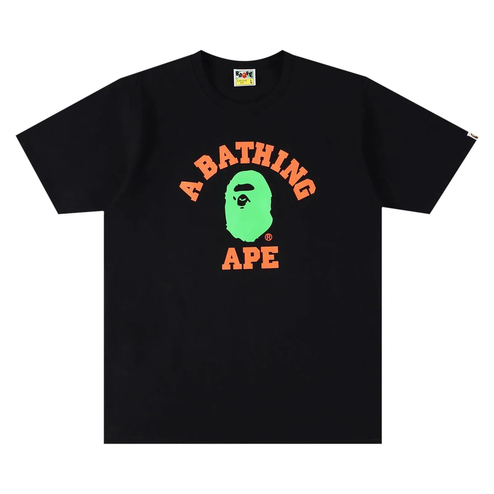 BAPE Neon College Tee