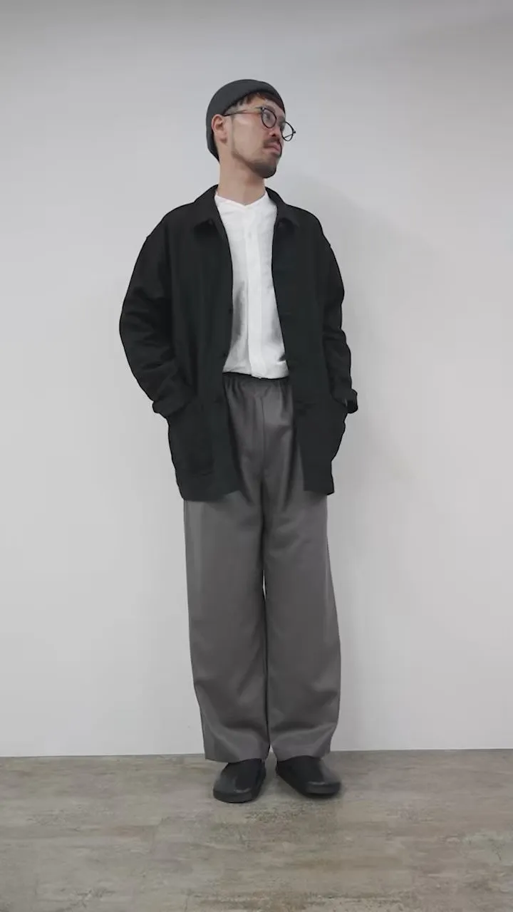 BASISBROEK / MOREMO Wide Pants High Count Flannel