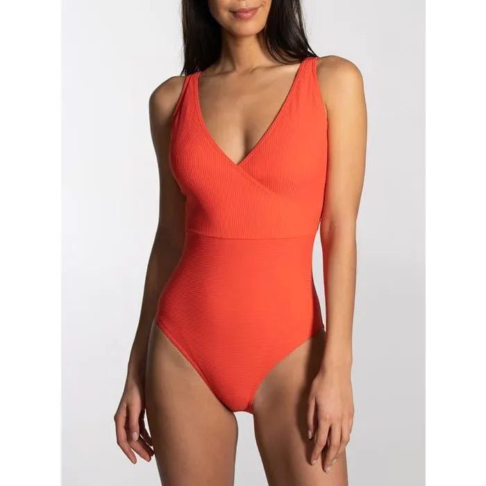 Bañador Cyell Rib Coral c/foam 020325