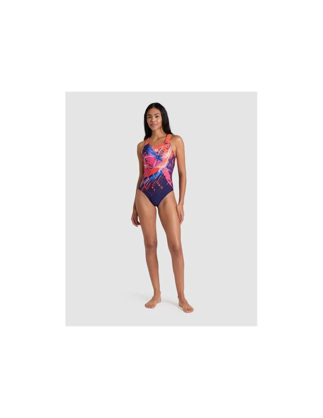 Bañador de Natación Arena Funny Spot Mujer Navy Multi