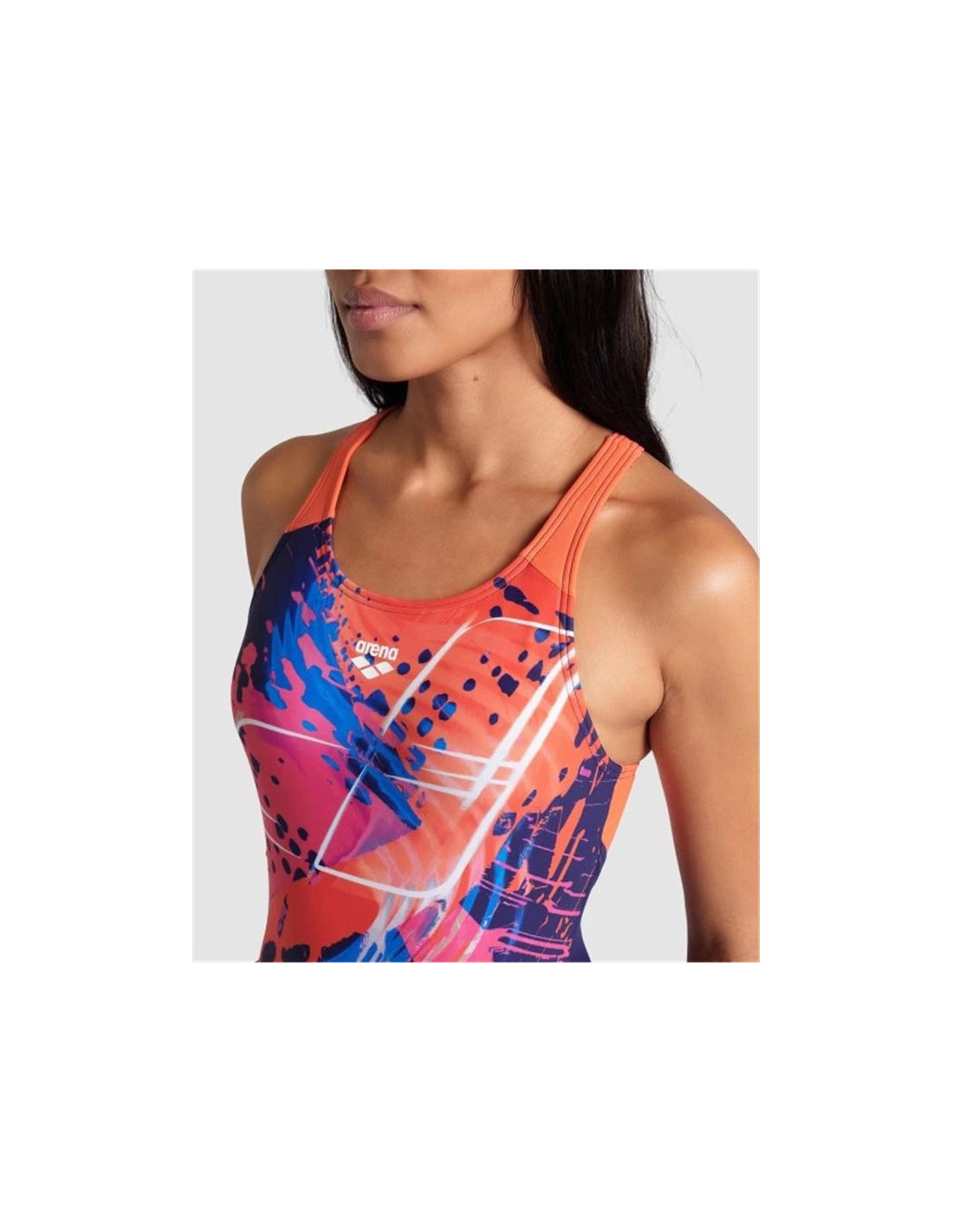 Bañador de Natación Arena Funny Spot Mujer Navy Multi