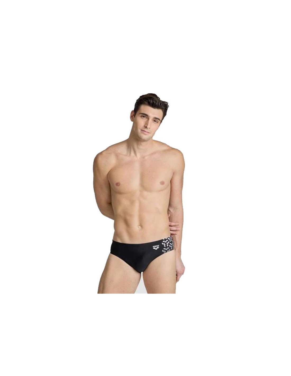 Bañador de Natación Arena Kikko V Swim Negro/Blanco Hombre
