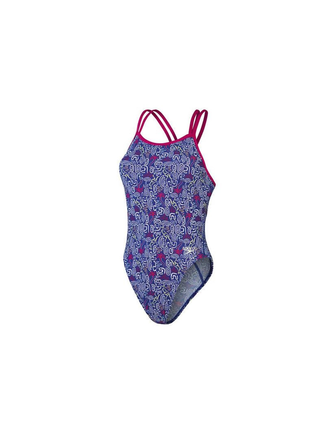Bañador de Natación Speedo Allover Starback 1 Piece Mujer