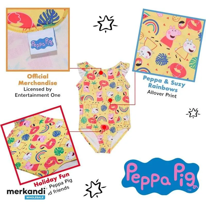 Bañadores Infantil Pepa Pig Tallas surtidas al por Mayor. Venta online