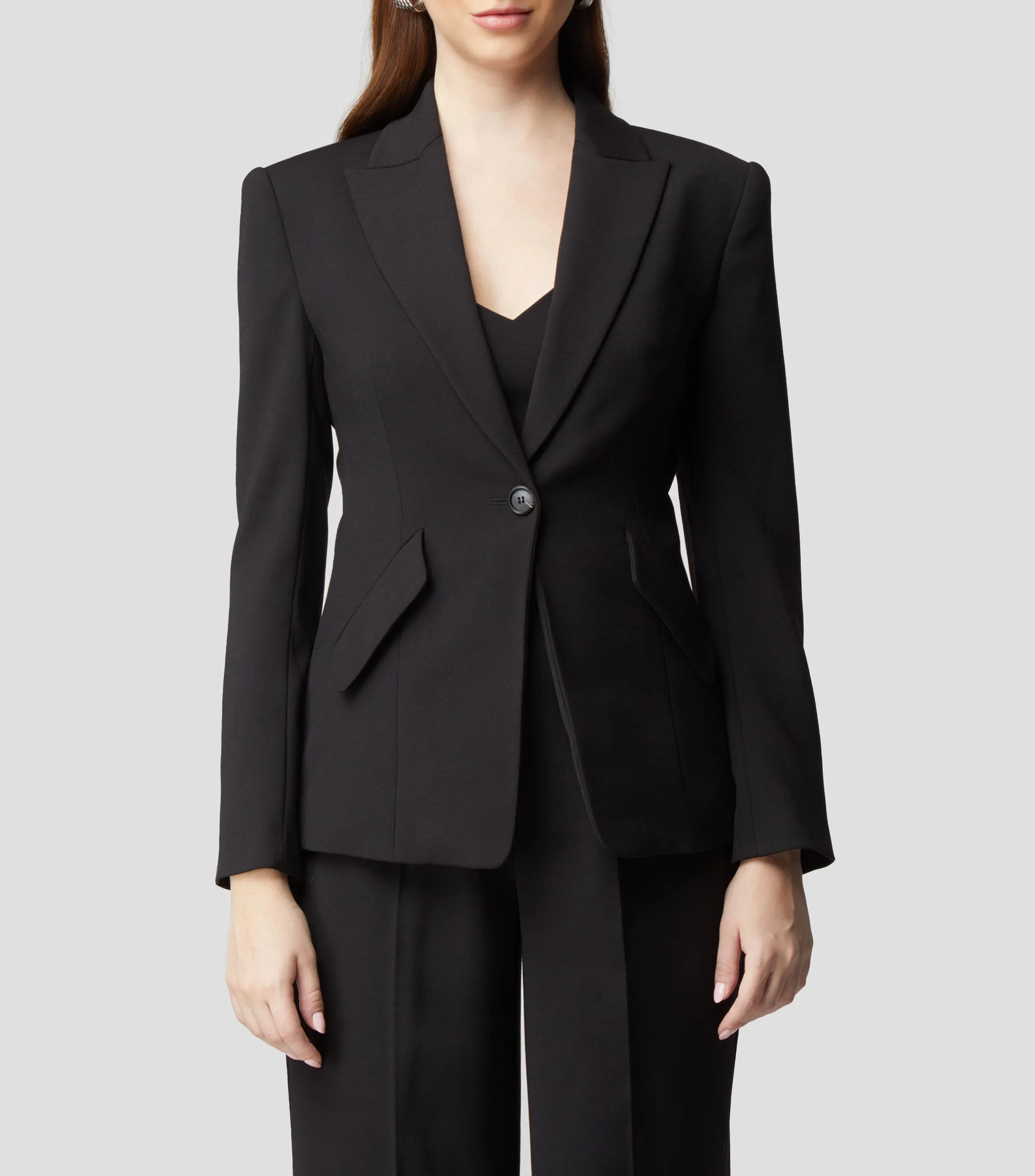 BCBGMAXAZRIA Saco liso Mujer