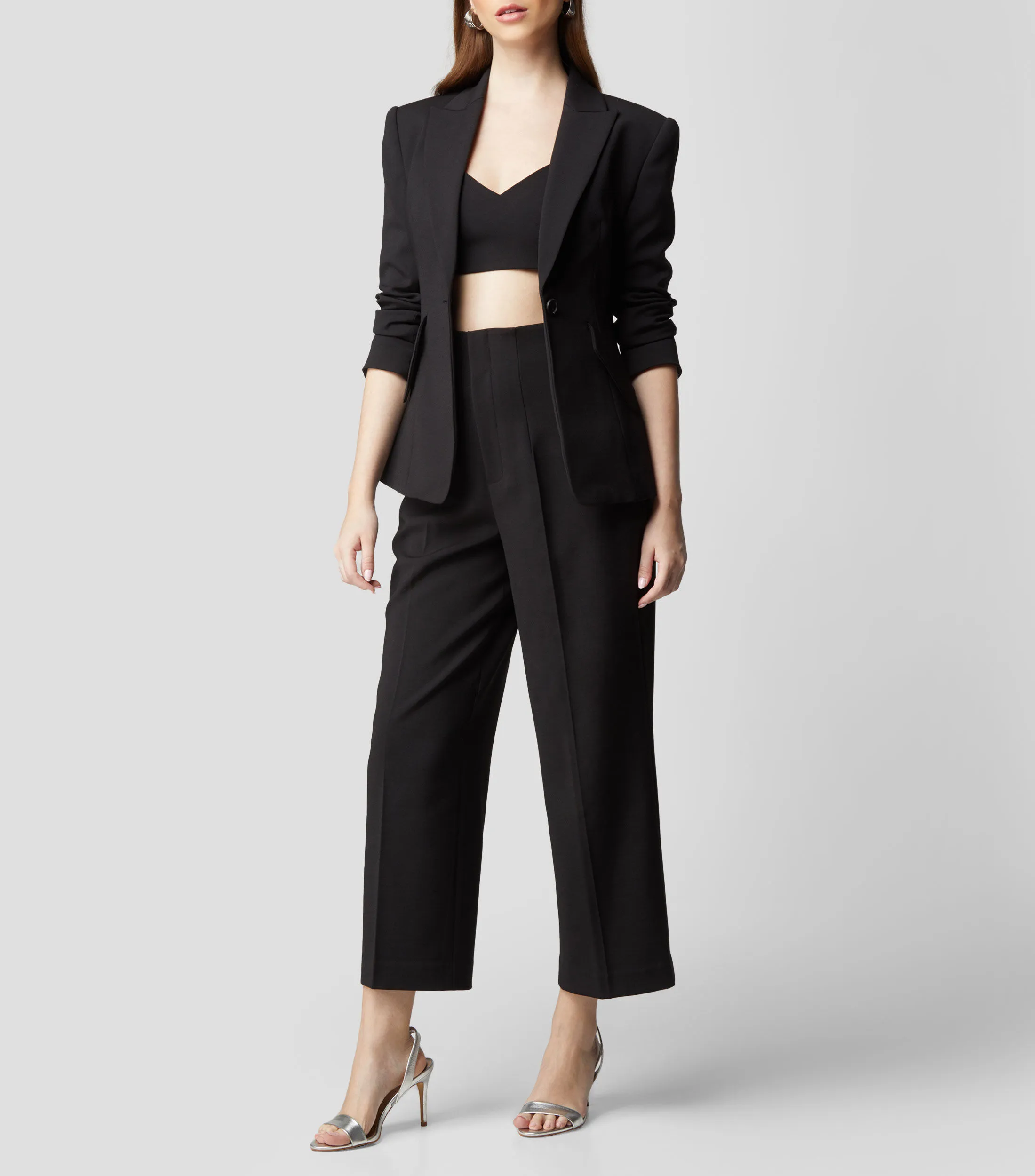 BCBGMAXAZRIA Saco liso Mujer