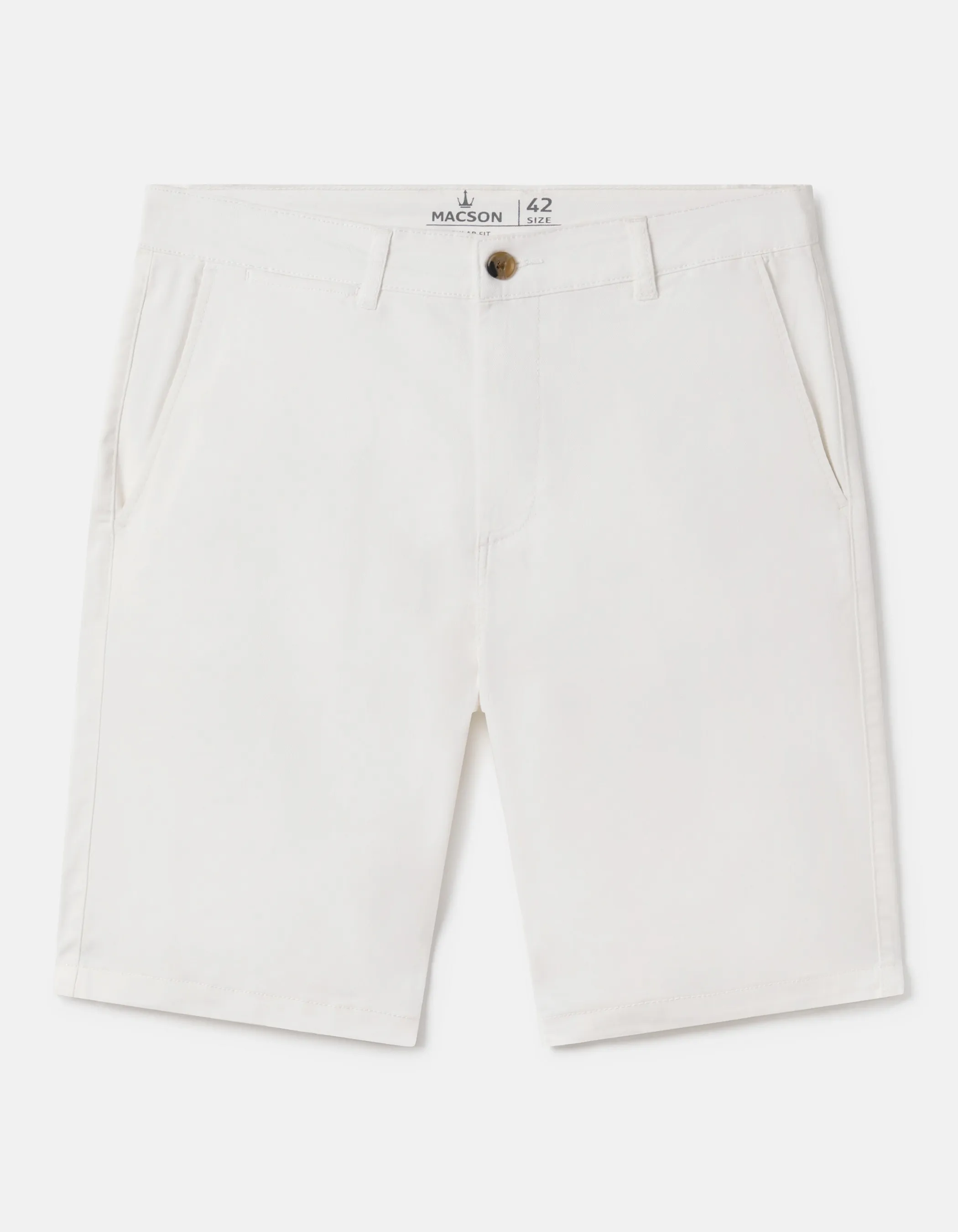 Bermuda chino blanca