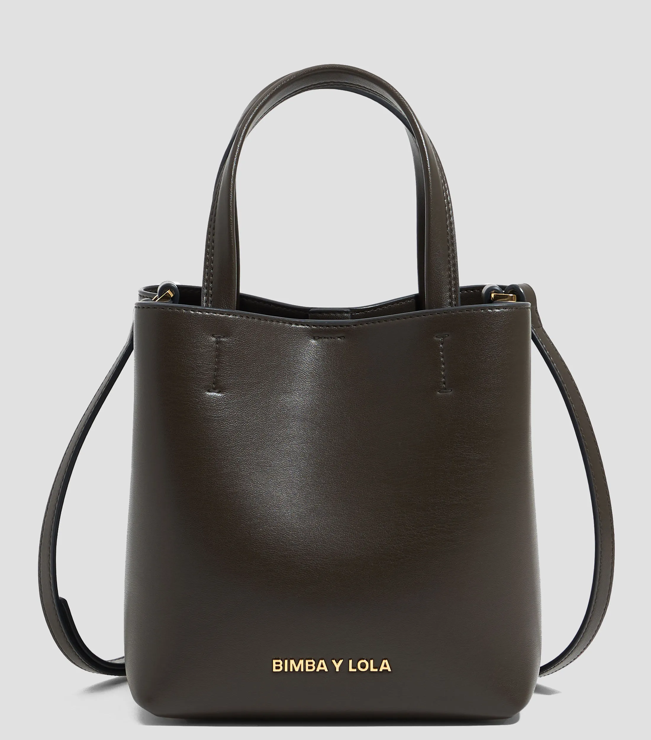 Bimba y Lola Bolso Satchel liso Mujer