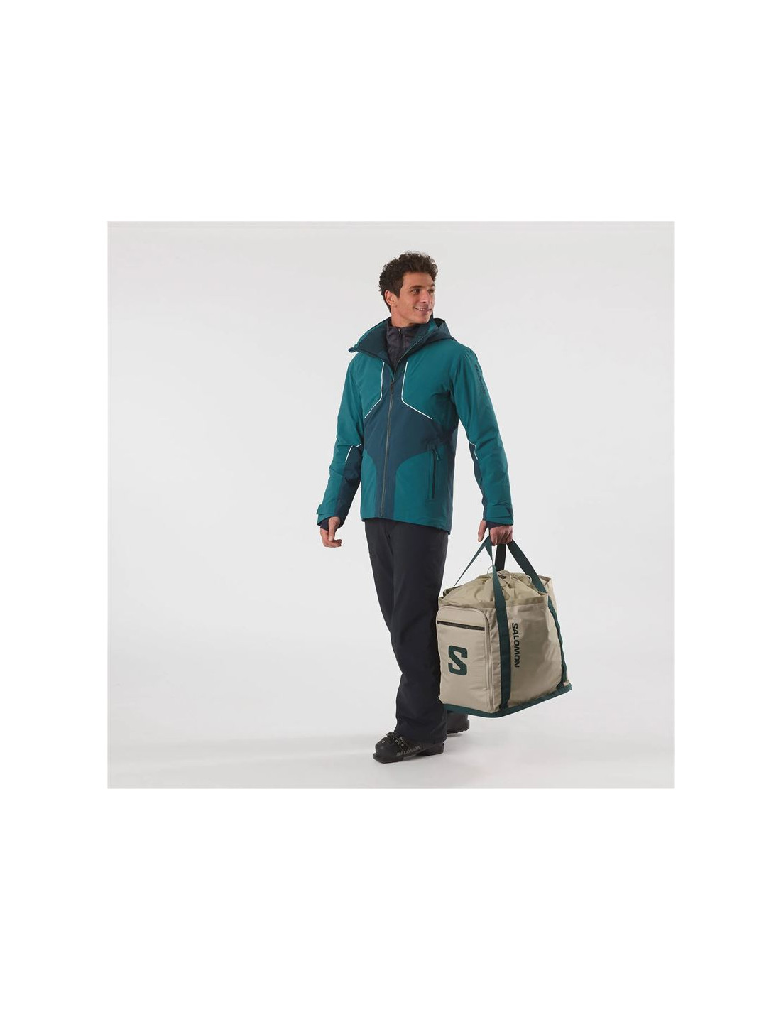 Bolsa de esquí Salomon Extend Max Gearbag beige