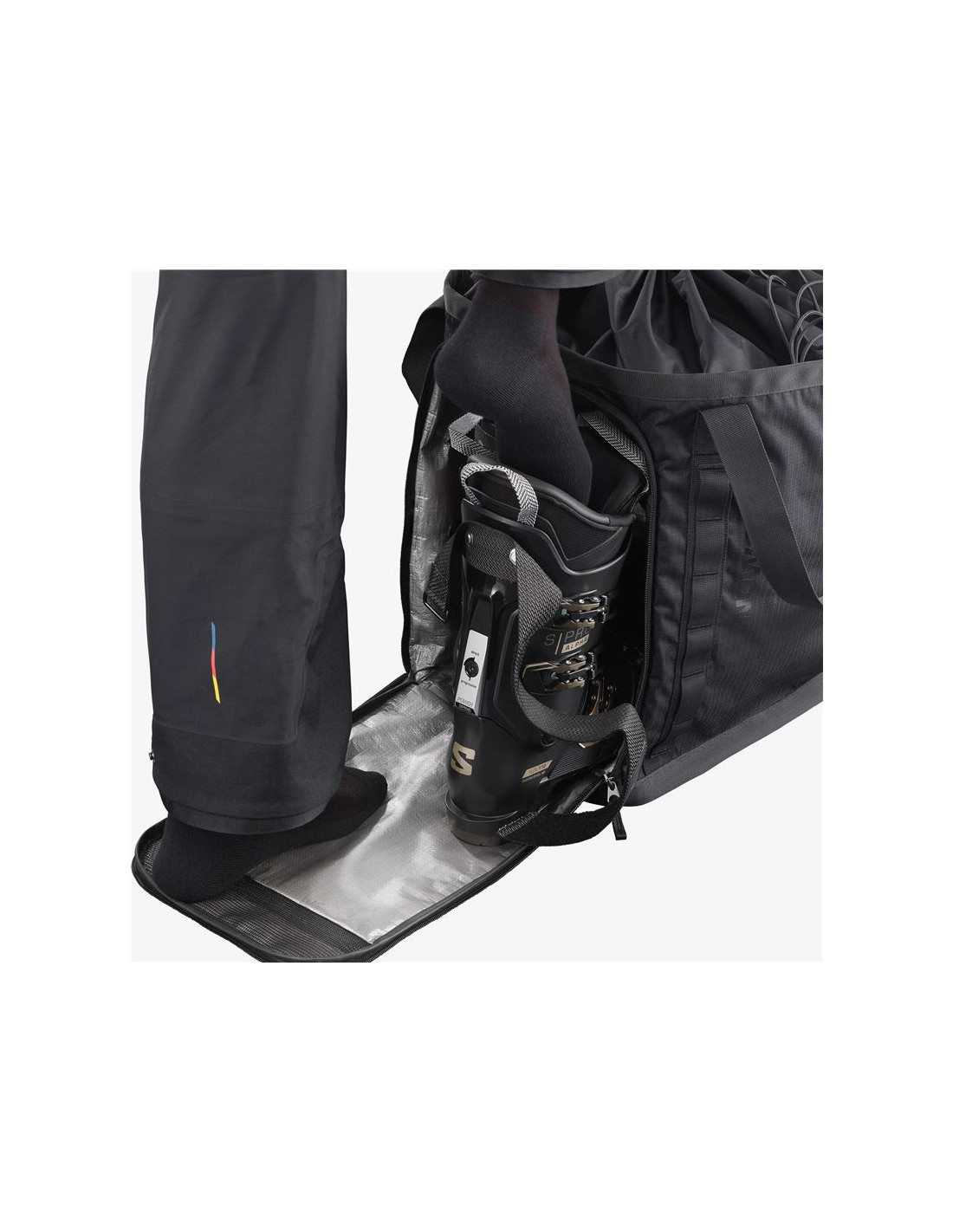 Bolsa de esquí Salomon Extend Max Gearbag negro