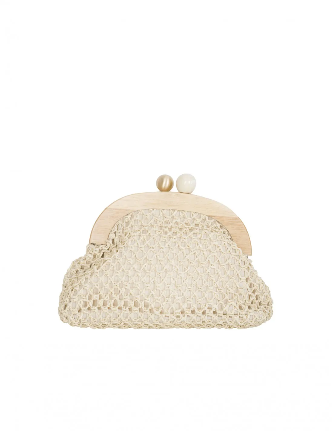 Bolso Mano Boquilla Madera