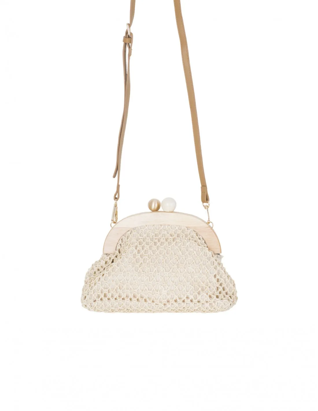 Bolso Mano Boquilla Madera