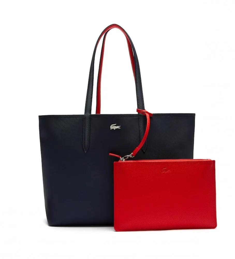 BOLSO REVERSIBLE ANNA MARINO, ROJO 47X30X14 CM