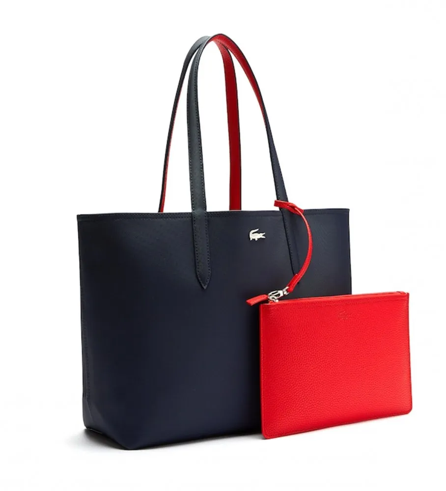 BOLSO REVERSIBLE ANNA MARINO, ROJO 47X30X14 CM