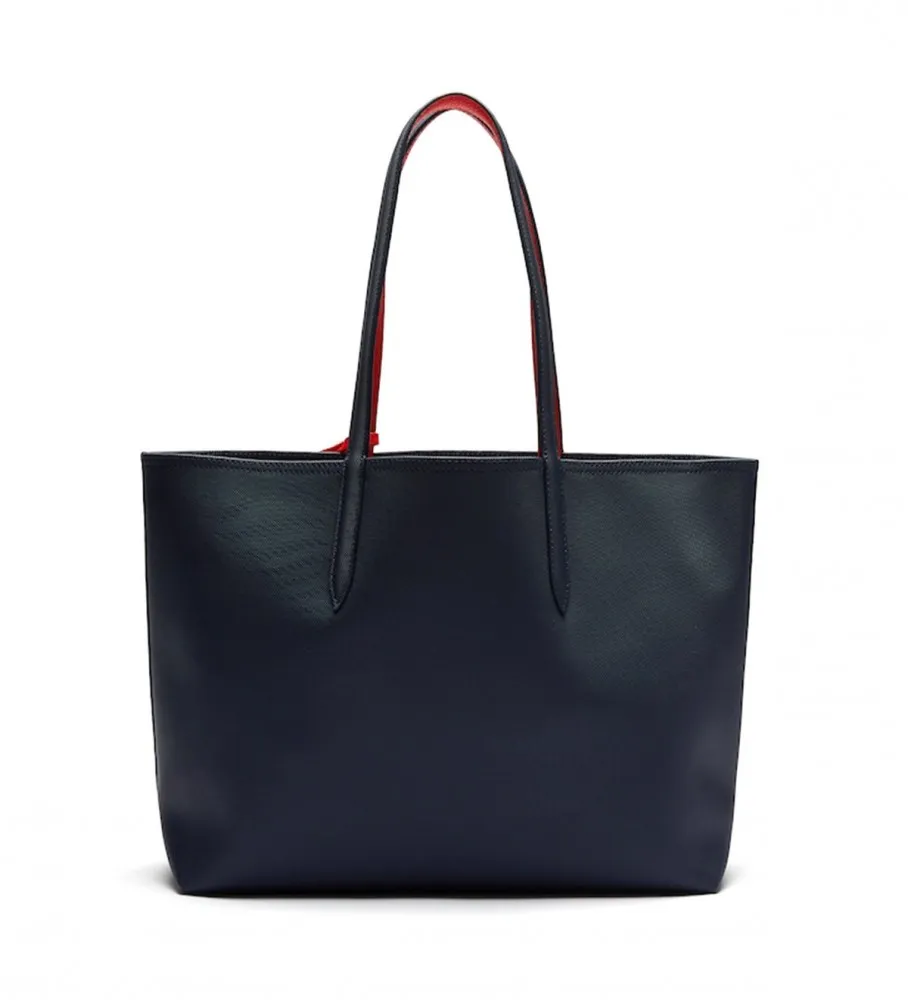 BOLSO REVERSIBLE ANNA MARINO, ROJO 47X30X14 CM