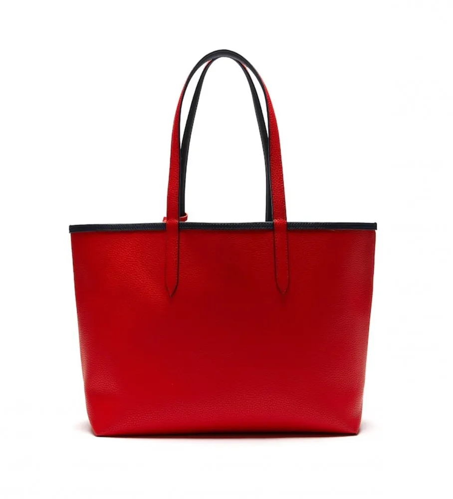 BOLSO REVERSIBLE ANNA MARINO, ROJO 47X30X14 CM