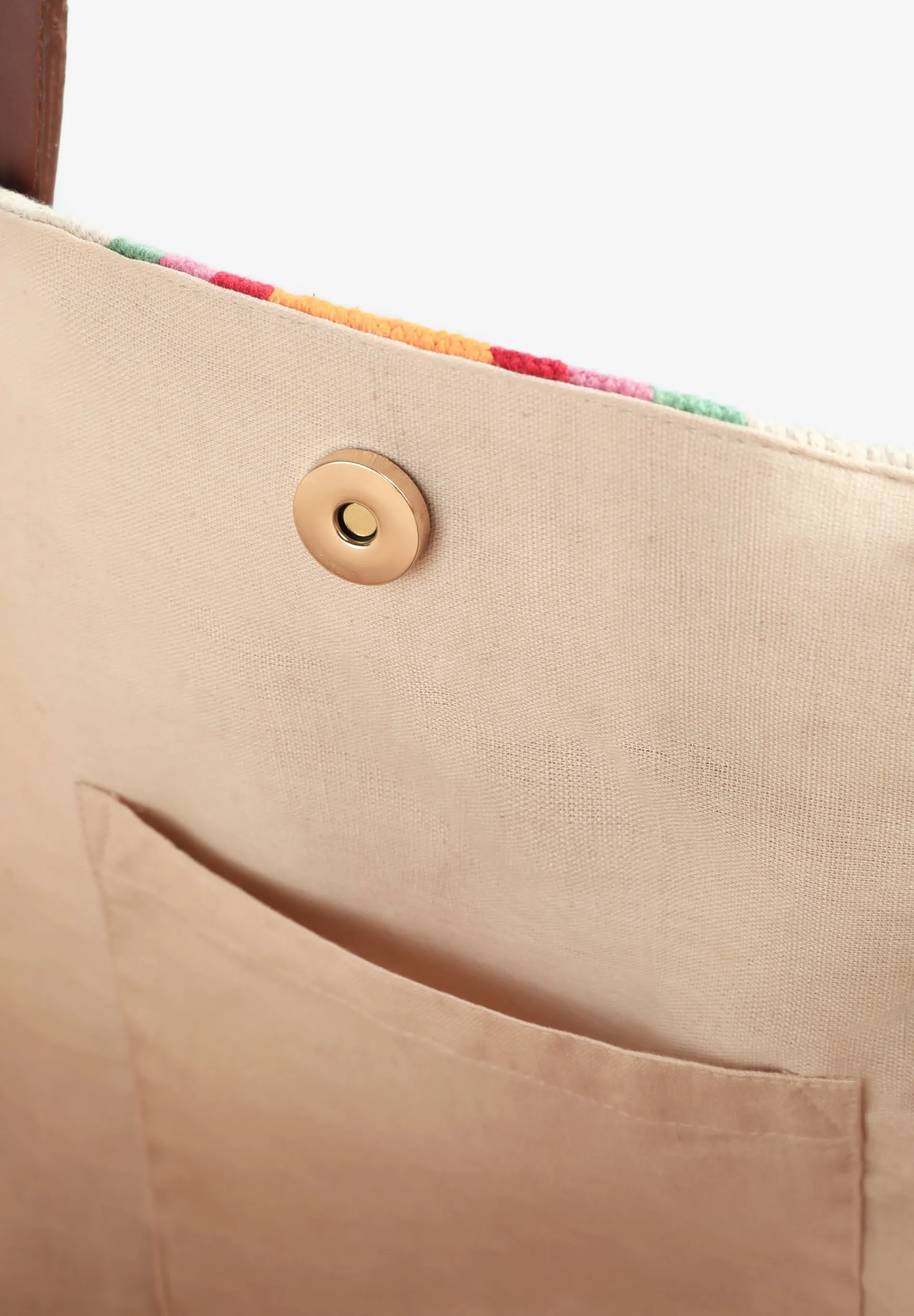 BOLSO SHOPPER RÚSTICO RAYAS
