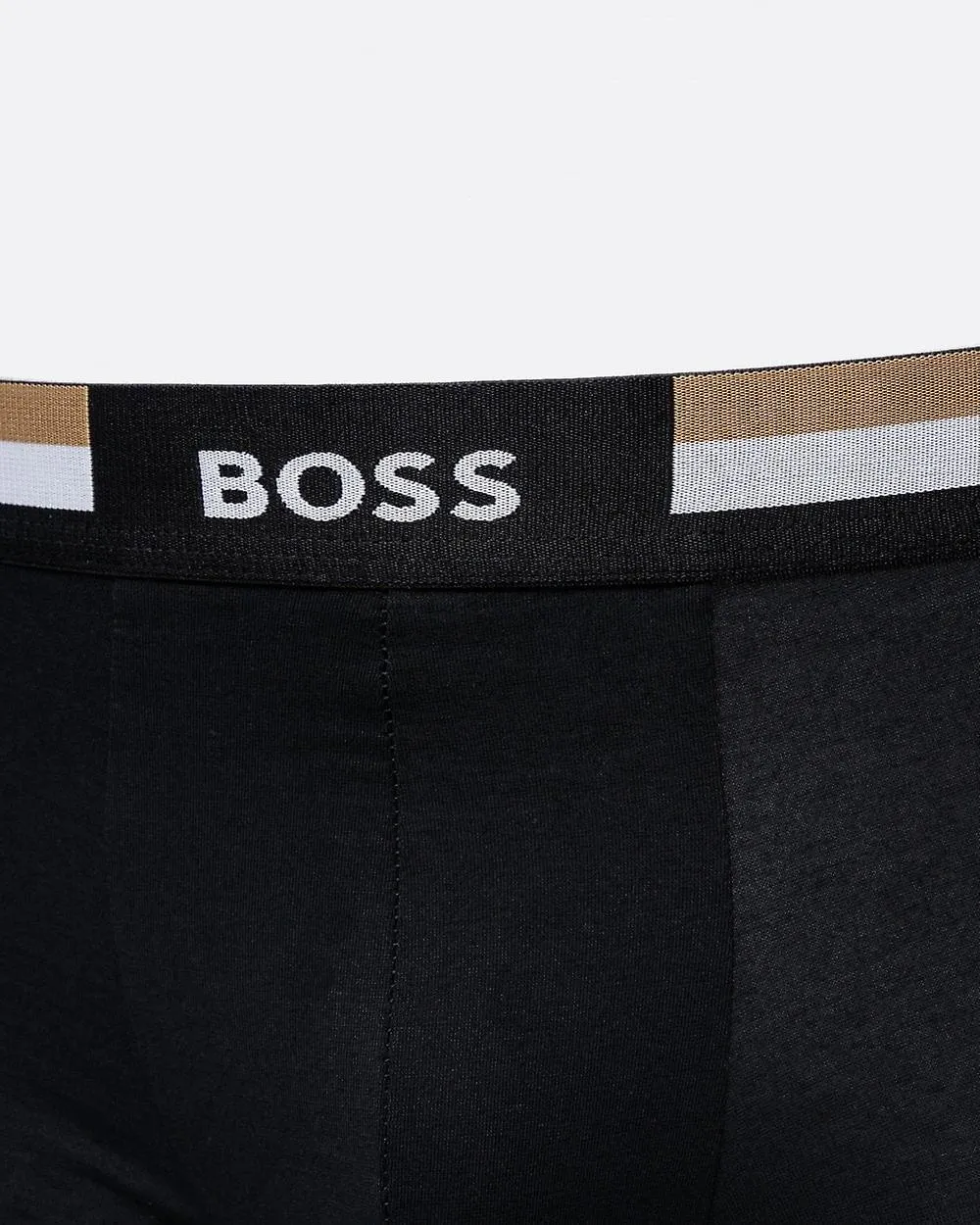 BOSS ORANGE BOSS ORANGE MOTION MENS 3 PACK COTTONBLEND TRUNKS WITH SIGNATURE WAISTBANDS