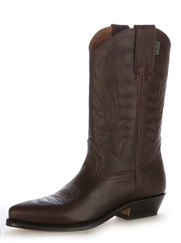 Bota cowboy mexicana marron A MEDIDA
