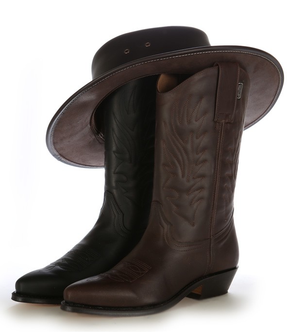 Bota cowboy mexicana marron A MEDIDA

