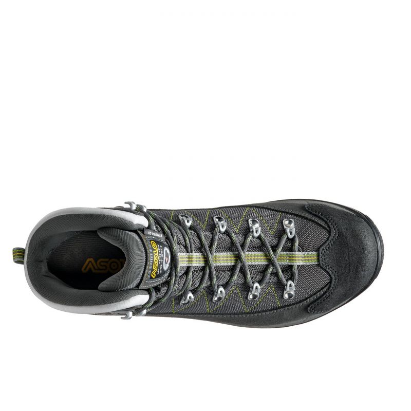 Bota de montaña Asolo Finder GV MM (GRAFITO/LIMA VERDE) Hombre
