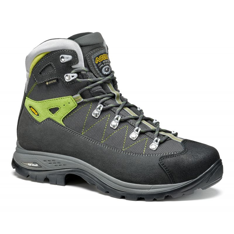 Bota de montaña Asolo Finder GV MM (GRAFITO/LIMA VERDE) Hombre