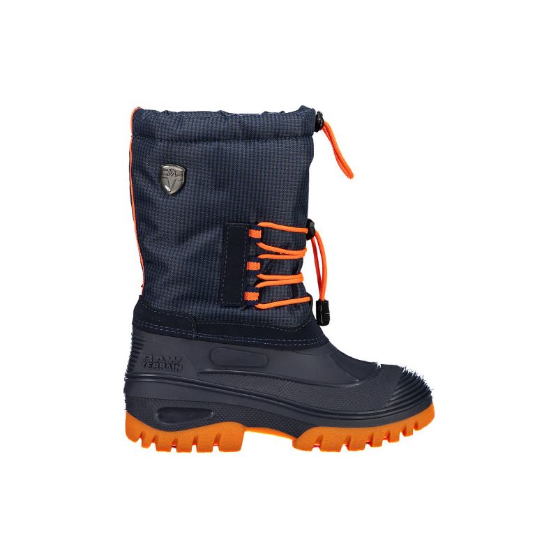 BOTAS DE NIEVE PARA NIñOS CMP KIDS AHTO WP (AZUL  NARANJA FLUO)